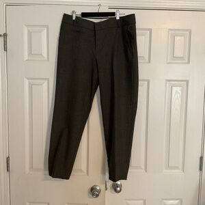 Banana Republic Women's Charcoal Gray Cropped Pants